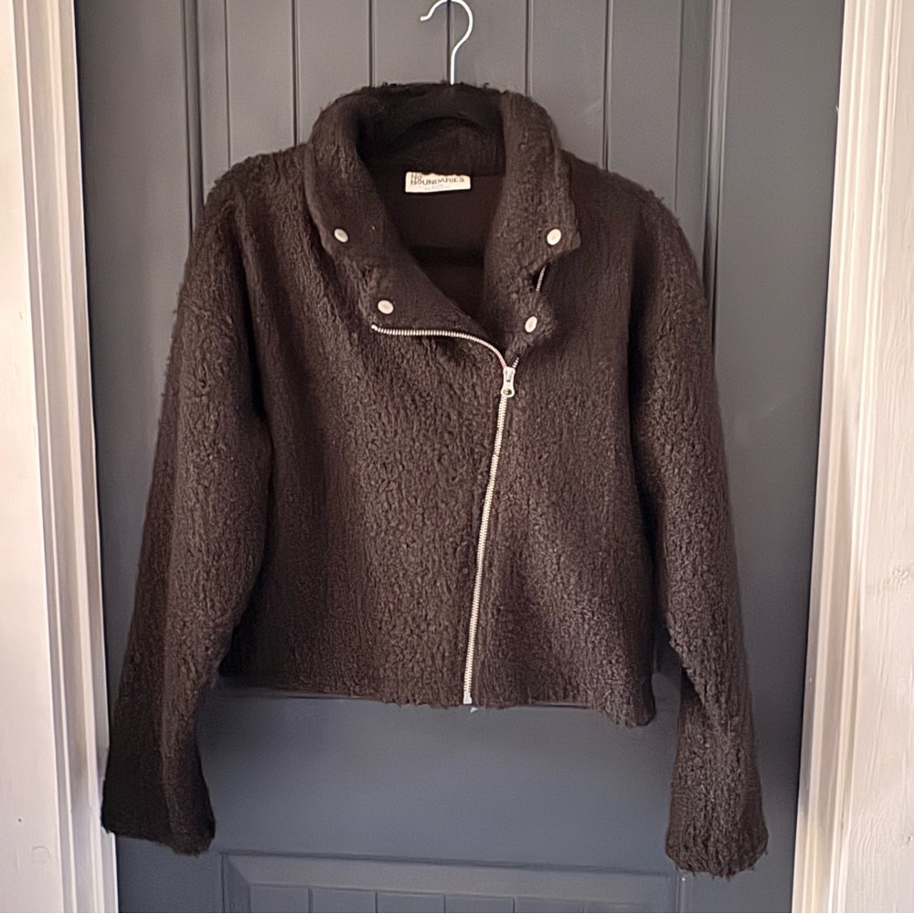 No Boundaries Black Teddy Jacket